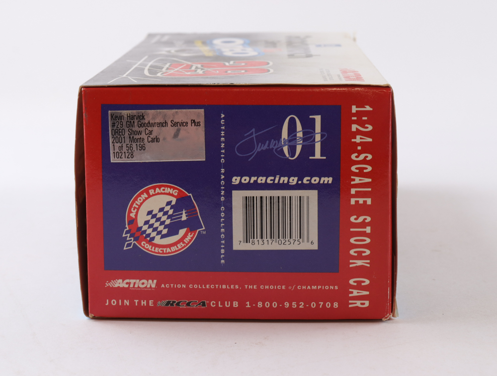 Kevin Harvick Signed LE #29 GM Goodwrench Service OREO Show Car 2001 Monte Carlo 1:24 Die-Cast Car (PA) at PristineAuction.com Kevin Harvick Signed LE #29 GM Goodwrench Service OREO Show Car 2001 Monte Carlo 1:24 Die-Cast Car (PA) at PristineAuction.com