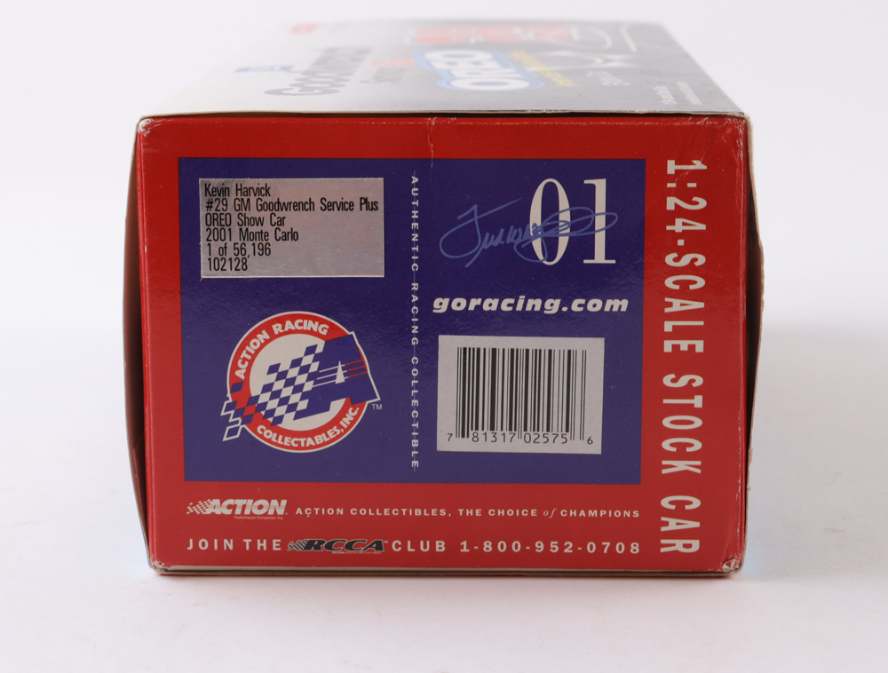 Kevin Harvick Signed LE #29 GM Goodwrench Service OREO Show Car 2001 Monte Carlo 1:24 Die-Cast Car (PA) at PristineAuction.com Kevin Harvick Signed LE #29 GM Goodwrench Service OREO Show Car 2001 Monte Carlo 1:24 Die-Cast Car (PA) at PristineAuction.com