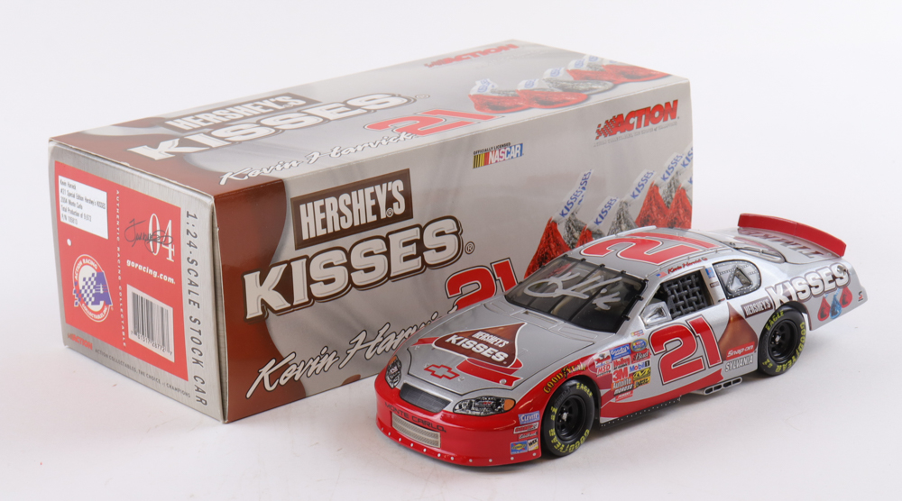 Kevin Harvick Signed NASCAR #21 Special Edition Hershey's Kisses 2004 Monte Carlo- 1:24 Premium Action Diecast Car (PA) at PristineAuction.com Kevin Harvick Signed NASCAR #21 Special Edition Hershey's Kisses 2004 Monte Carlo- 1:24 Premium Action Diecast Car (PA) at PristineAuction.com