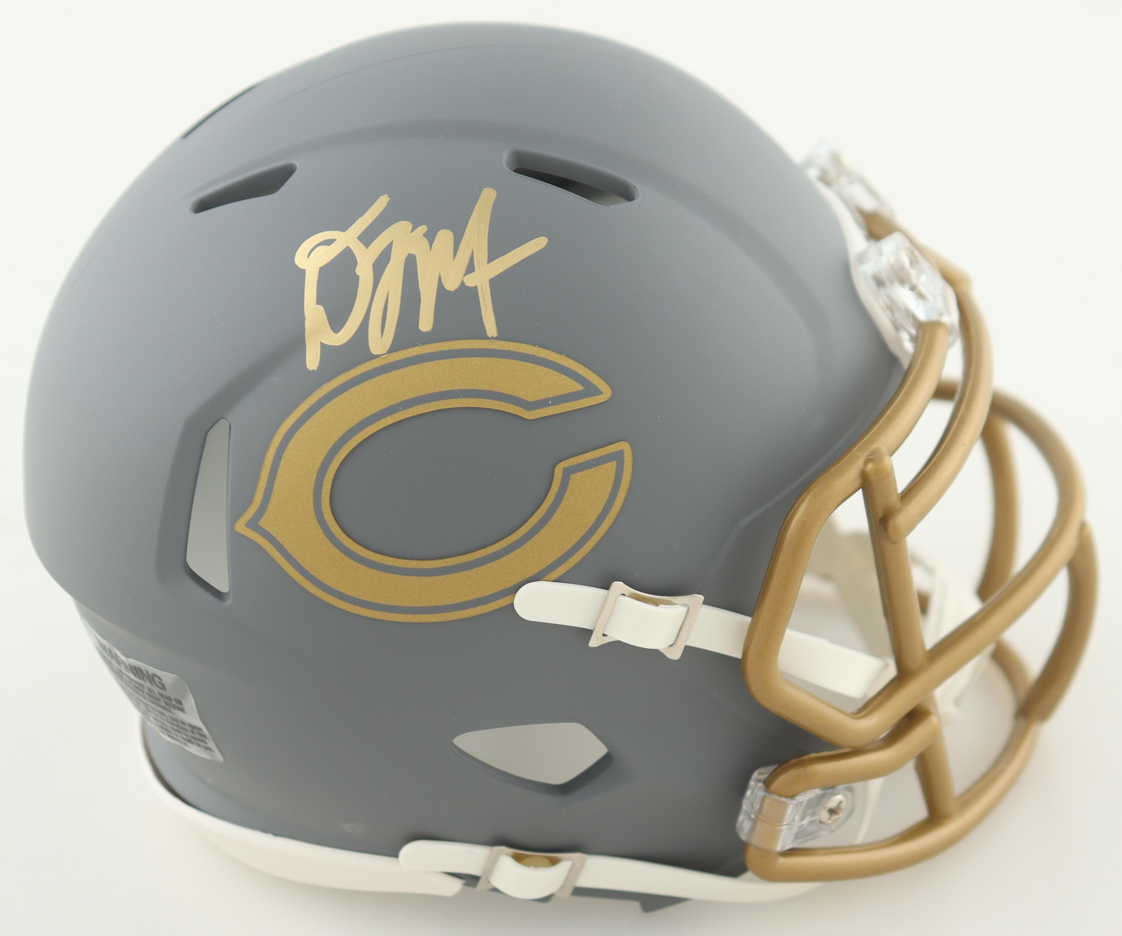 D. J. Moore Signed Bears Slate Alternate Speed Mini Helmet (JSA) at PristineAuction.com D. J. Moore Signed Bears Slate Alternate Speed Mini Helmet (JSA) at PristineAuction.com