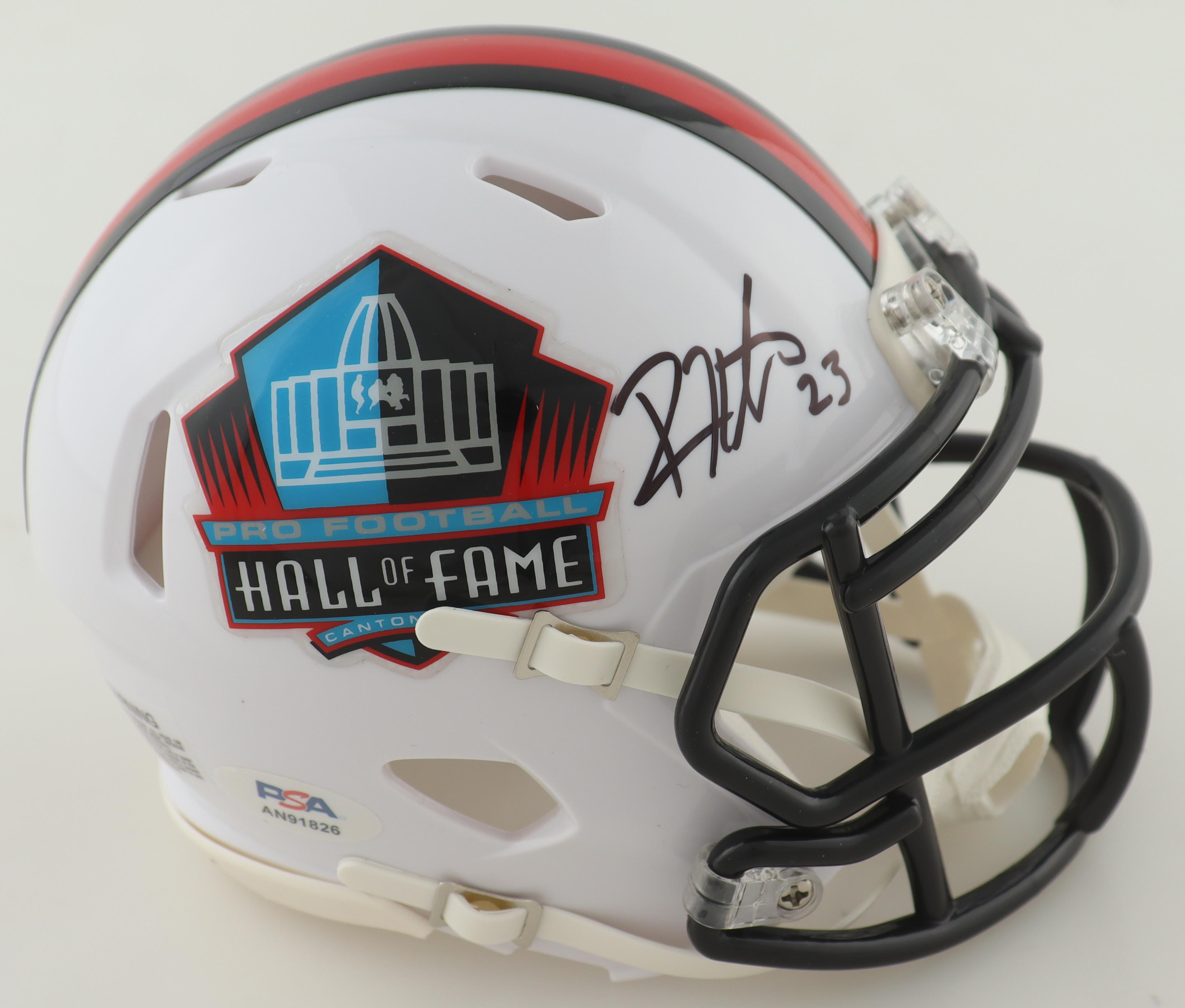 Devin Hester Signed Hall of Fame Speed Mini Helmet (PSA) at PristineAuction.com Devin Hester Signed Hall of Fame Speed Mini Helmet (PSA) at PristineAuction.com