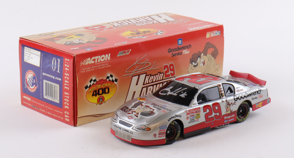 Kevin Harvick Signed LE #29 GM Goodwrench Service Looney Tunes 2001 Monte Carlo 1:24 Die-Cast Car (PA) at PristineAuction.com Kevin Harvick Signed LE #29 GM Goodwrench Service Looney Tunes 2001 Monte Carlo 1:24 Die-Cast Car (PA) at PristineAuction.com