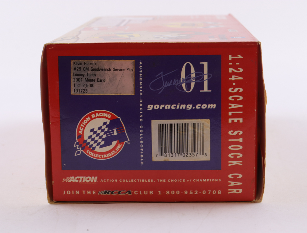 Kevin Harvick Signed LE #29 GM Goodwrench Service Looney Tunes 2001 Monte Carlo 1:24 Die-Cast Car (PA) at PristineAuction.com Kevin Harvick Signed LE #29 GM Goodwrench Service Looney Tunes 2001 Monte Carlo 1:24 Die-Cast Car (PA) at PristineAuction.com