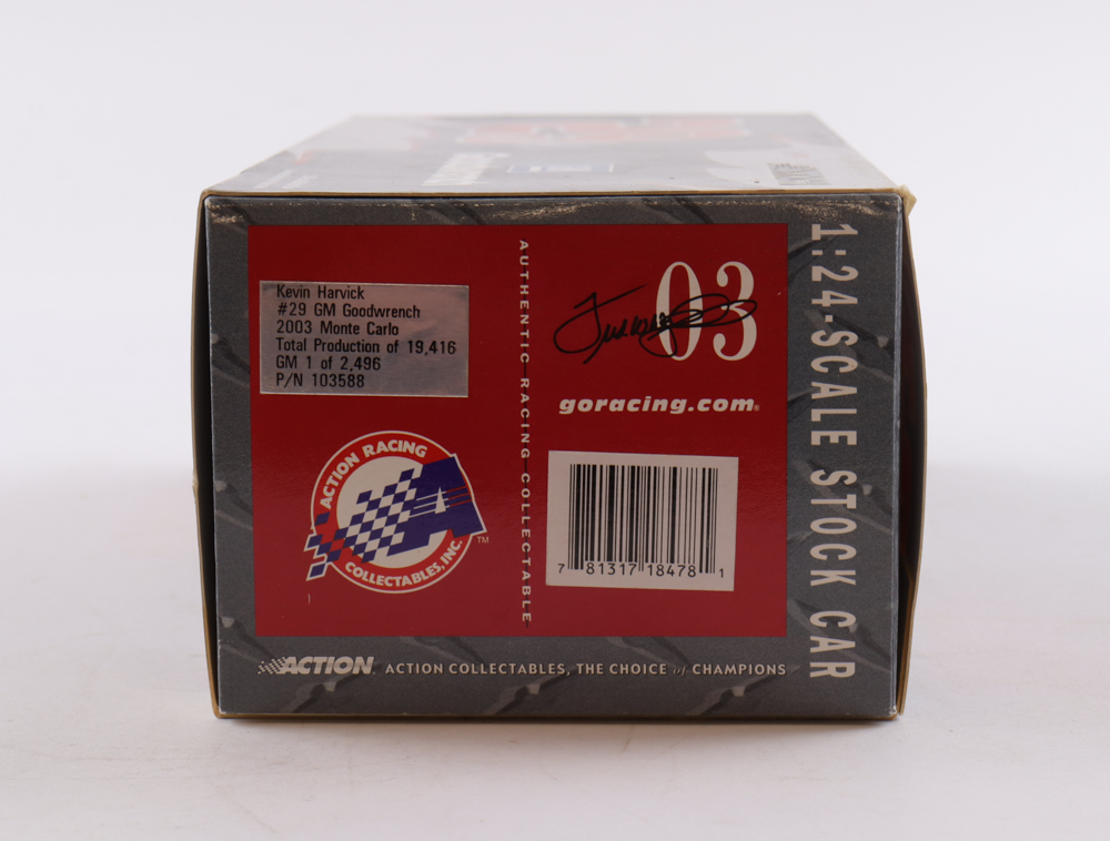 Kevin Harvick Signed LE #29 GM Goodwrench 2003 Monte Carlo 1:24 Die-Cast Car (PA) at PristineAuction.com Kevin Harvick Signed LE #29 GM Goodwrench 2003 Monte Carlo 1:24 Die-Cast Car (PA) at PristineAuction.com