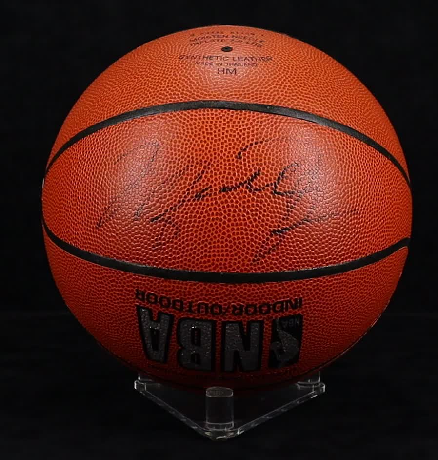 Michael Jordan Signed NBA Basketball (JSA) at PristineAuction.com