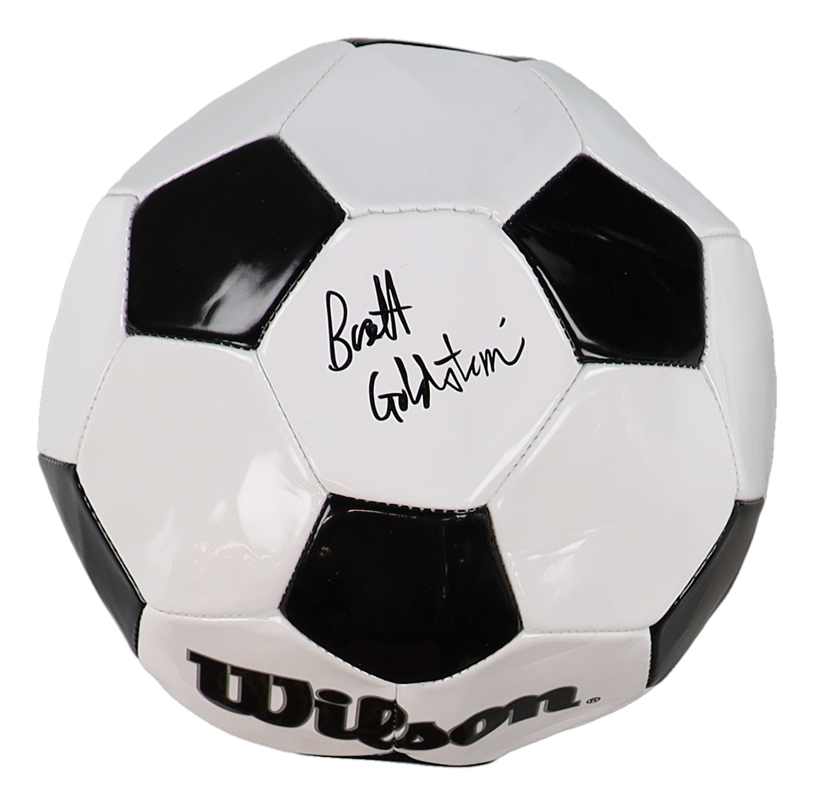 Brett Goldstein Signed "Ted Lasso" Wilson Soccer Ball (Schwartz) at PristineAuction.com Brett Goldstein Signed "Ted Lasso" Wilson Soccer Ball (Schwartz) at PristineAuction.com