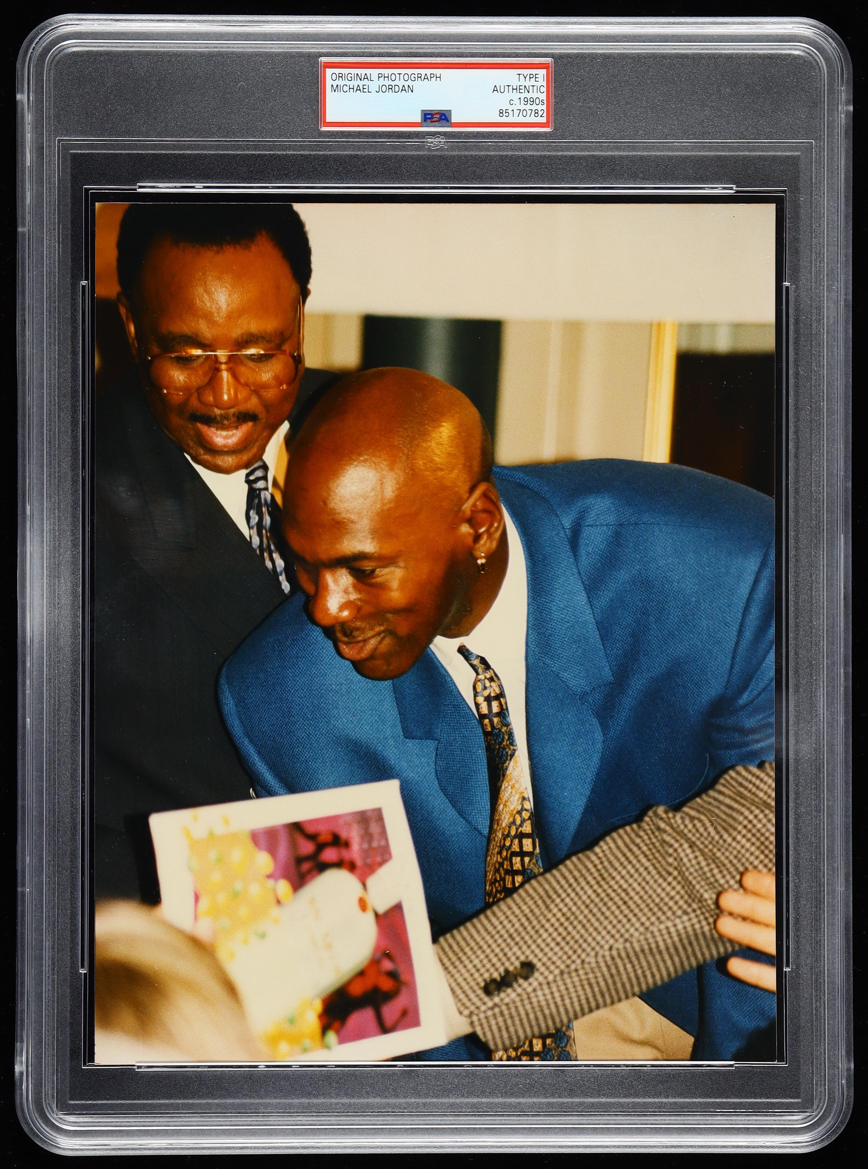 Michael Jordan Original Type 1 8x10 Photo Circa 1990's (PSA) at PristineAuction.com Michael Jordan Original Type 1 8x10 Photo Circa 1990's (PSA) at PristineAuction.com