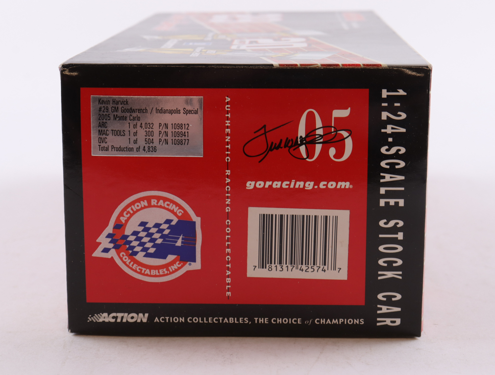 Kevin Harvick Signed LE #29 GM Goodwrench Indianapolis Special 2005 Monte Carlo 1:24 Die-Cast Car (PA) at PristineAuction.com Kevin Harvick Signed LE #29 GM Goodwrench Indianapolis Special 2005 Monte Carlo 1:24 Die-Cast Car (PA) at PristineAuction.com