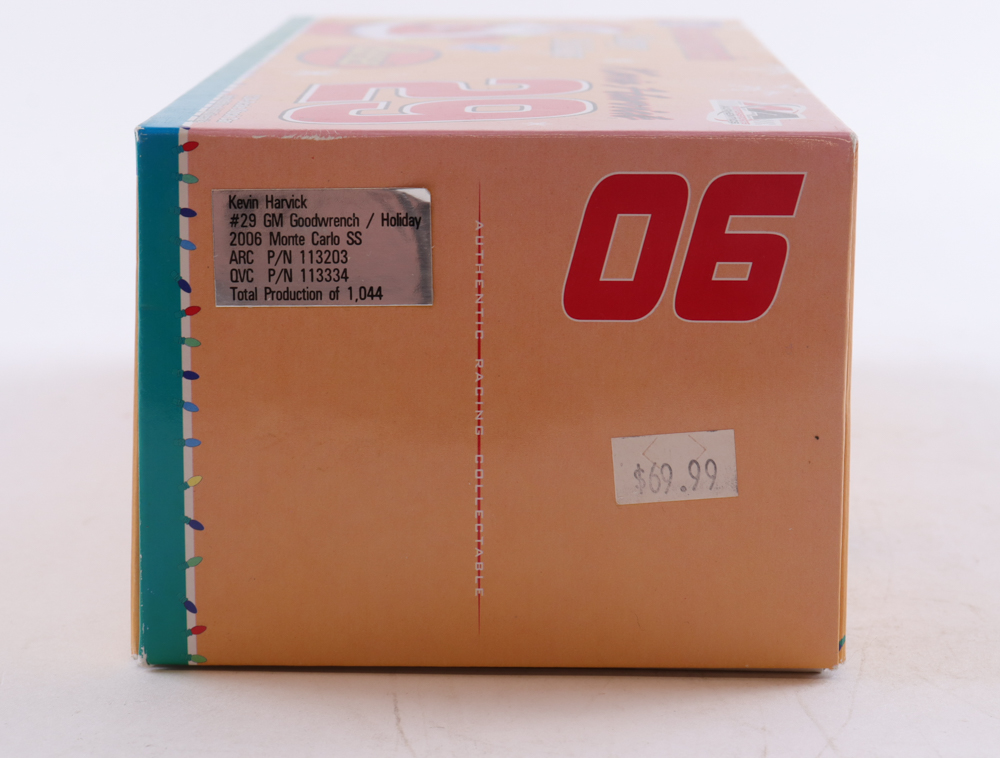 Kevin Harvick Signed LE #29 GM Goodwrench | Holiday 2006 Monte Carlo SS 1:24 Die-Cast Car (PA) at PristineAuction.com Kevin Harvick Signed LE #29 GM Goodwrench | Holiday 2006 Monte Carlo SS 1:24 Die-Cast Car (PA) at PristineAuction.com