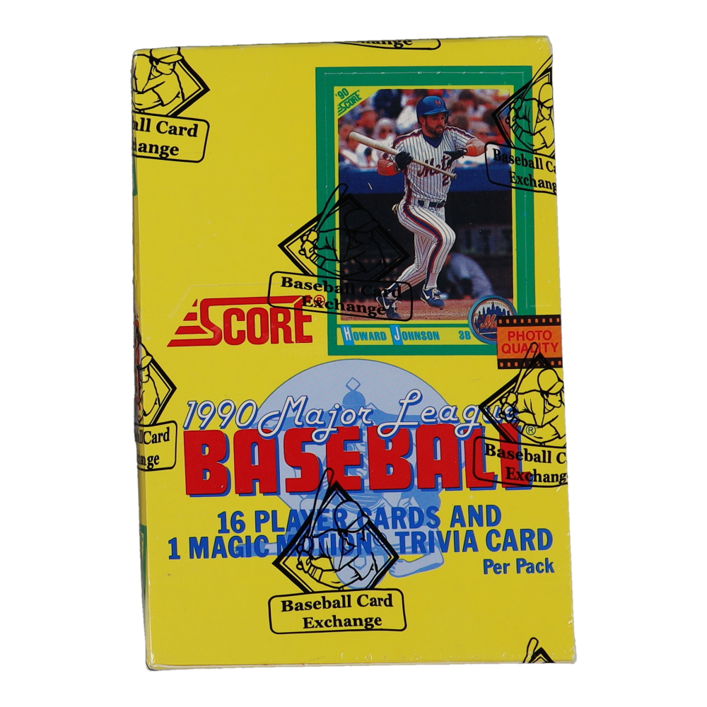 1990 Score Baseball Wax Box with (36) Packs | Pristine Auction
