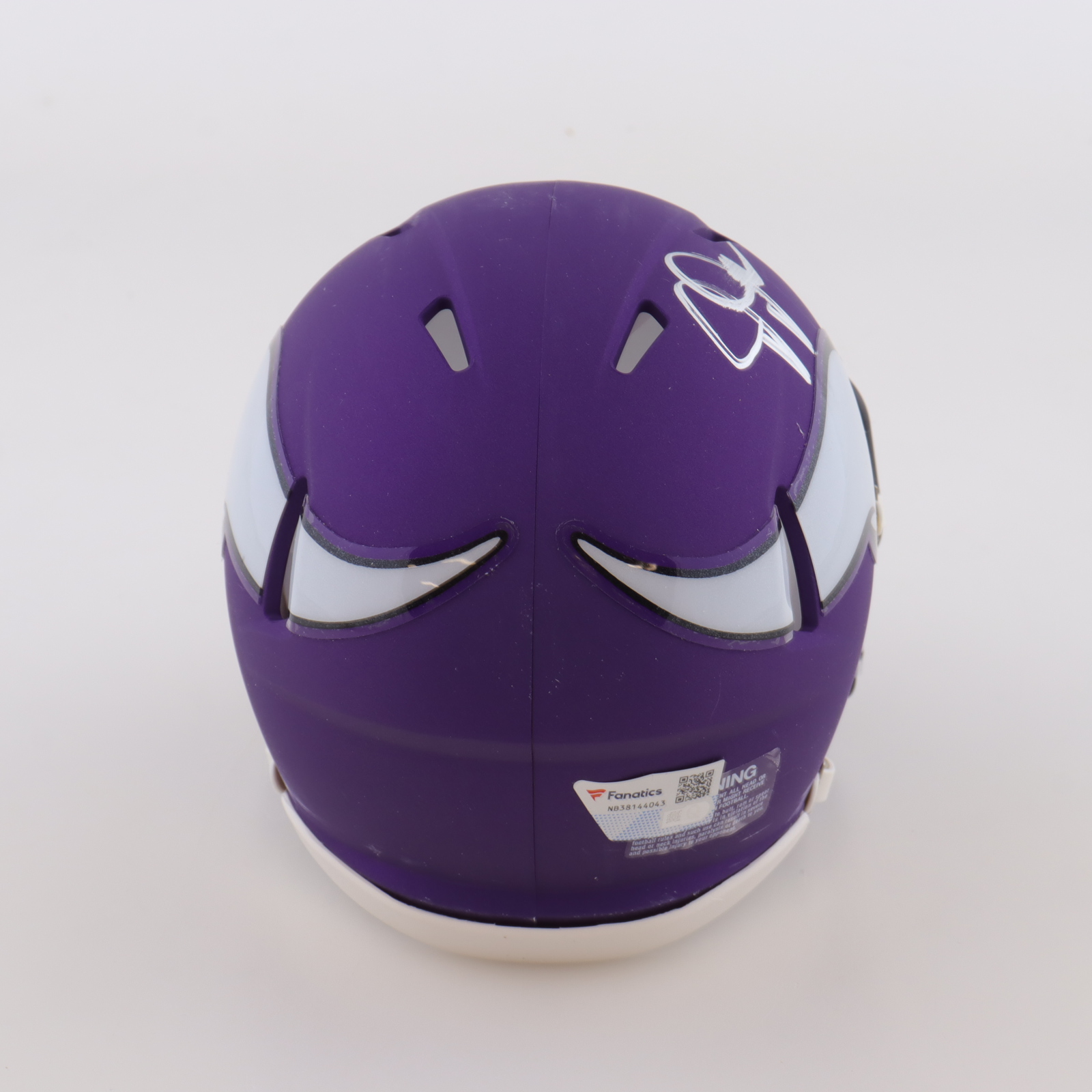 Jordan Addison Signed Vikings Speed Mini Helmet (Fanatics) at PristineAuction.com Jordan Addison Signed Vikings Speed Mini Helmet (Fanatics) at PristineAuction.com