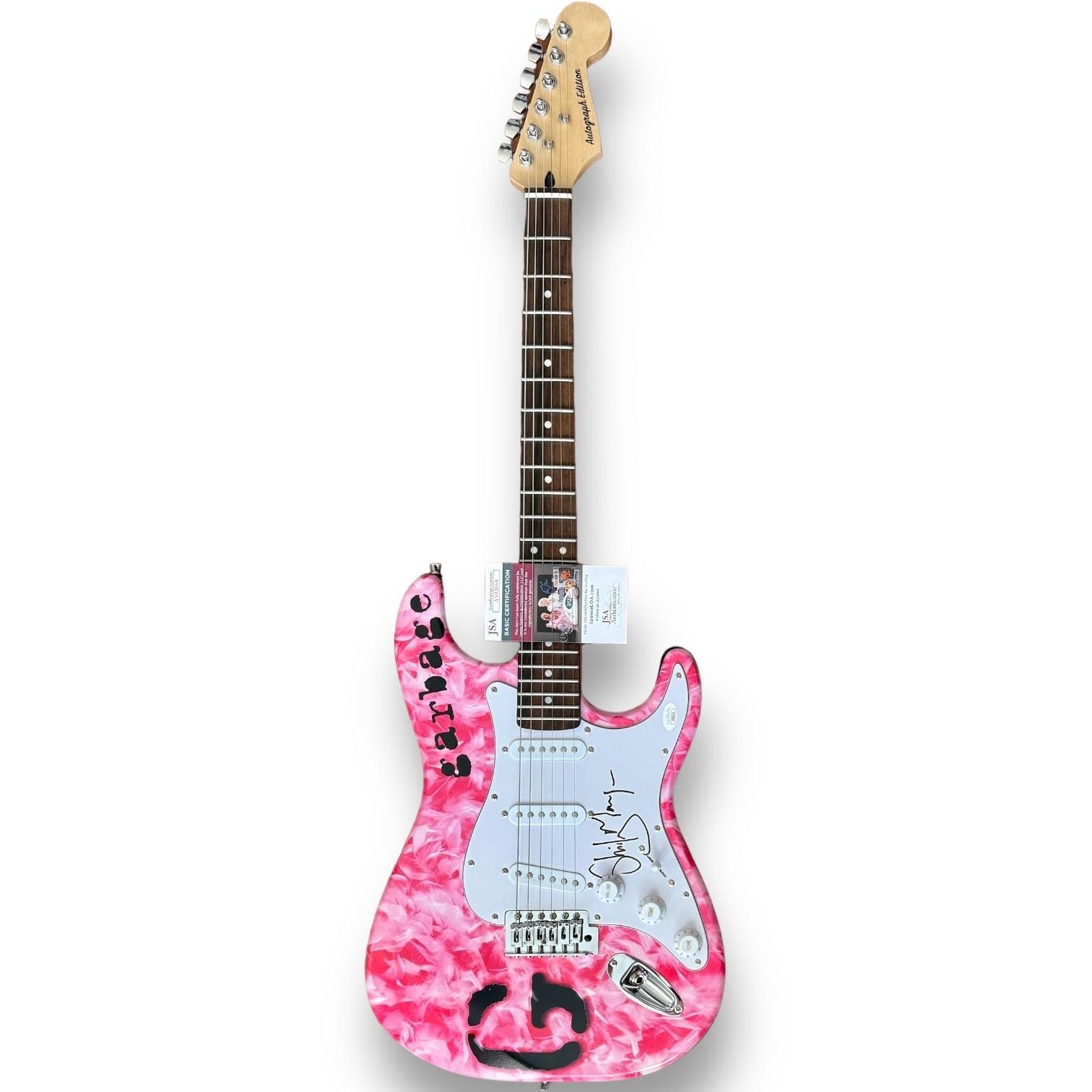 Shirley Manson Signed Custom "Garbage" Stratocaster Style Guitar (JSA) at PristineAuction.com Shirley Manson Signed Custom "Garbage" Stratocaster Style Guitar (JSA) at PristineAuction.com