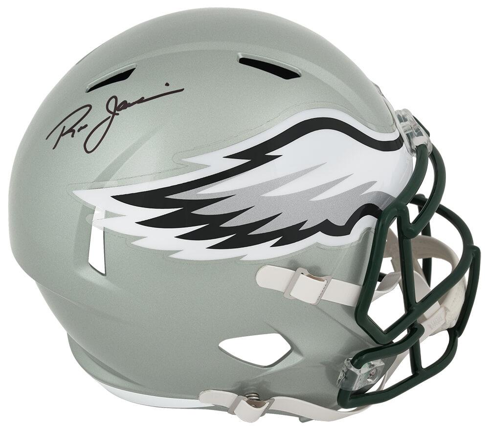 Ron Jaworski Signed Eagles Full-Size Flash Alternate Speed Helmet (Schwartz) at PristineAuction.com Ron Jaworski Signed Eagles Full-Size Flash Alternate Speed Helmet (Schwartz) at PristineAuction.com