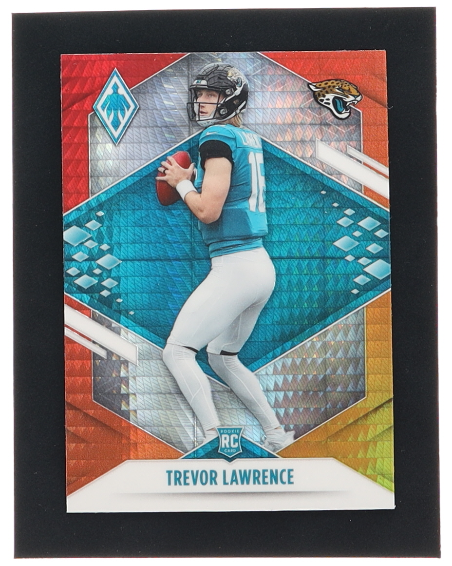Trevor Lawrence 2021 Panini Phoenix Fire Burst #101 RC at PristineAuction.com Trevor Lawrence 2021 Panini Phoenix Fire Burst #101 RC at PristineAuction.com