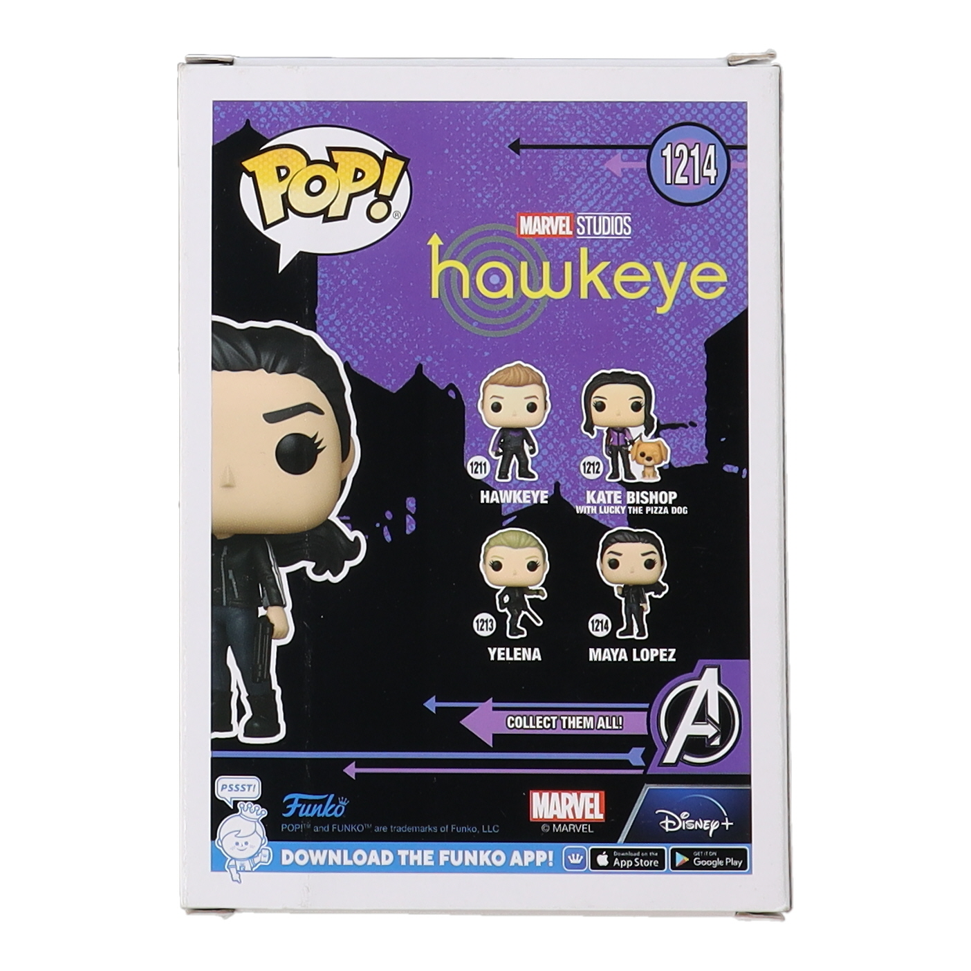 Alaqua Cox Signed "Hawkeye" #1214 Maya Lopez Funko Pop! Vinyl Figure (PSA) at PristineAuction.com Alaqua Cox Signed "Hawkeye" #1214 Maya Lopez Funko Pop! Vinyl Figure (PSA) at PristineAuction.com