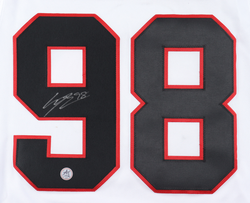 Connor Bedard Signed Blackhawks Jersey (AJ's Sports World) at PristineAuction.com Connor Bedard Signed Blackhawks Jersey (AJ's Sports World) at PristineAuction.com