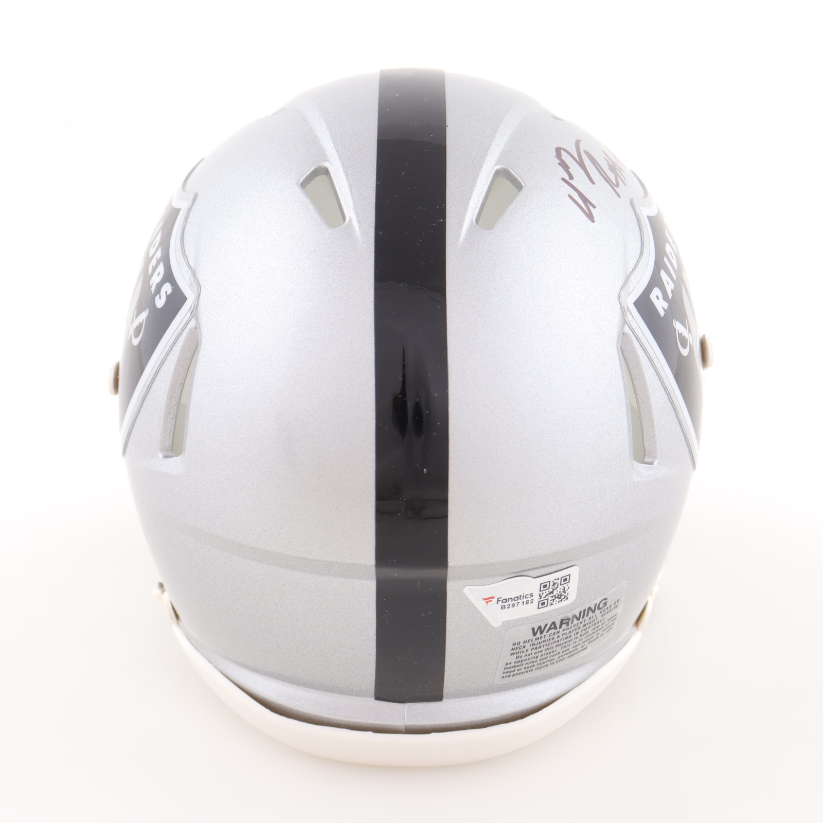 Henry Ruggs III Signed Raiders Speed Mini Helmet (Fanatics) at PristineAuction.com Henry Ruggs III Signed Raiders Speed Mini Helmet (Fanatics) at PristineAuction.com