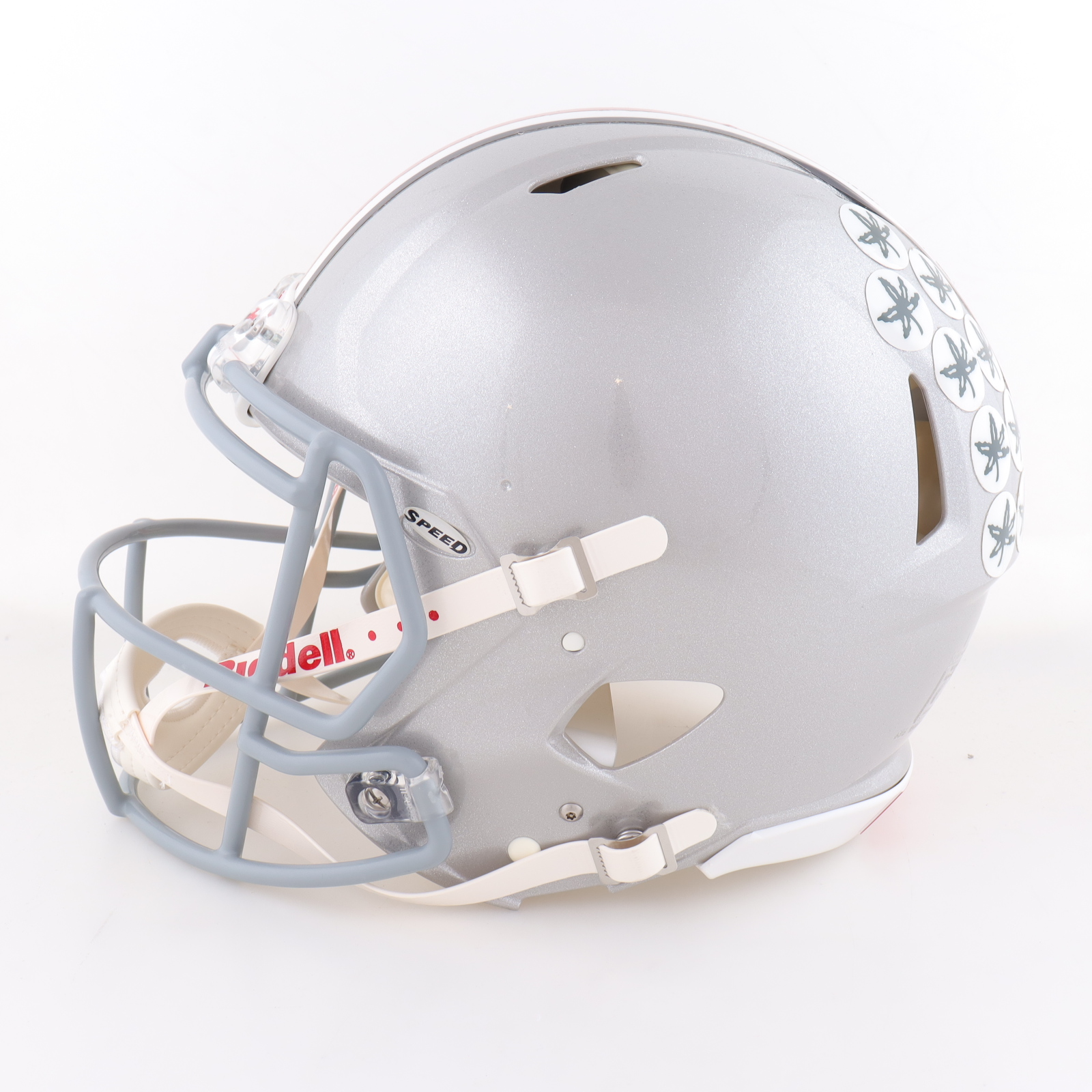 Justin Fields Signed Ohio State Buckeyes Full-Size Authentic On-Field Speed Helmet Inscribed "Go Bucks" (Beckett) at PristineAuction.com Justin Fields Signed Ohio State Buckeyes Full-Size Authentic On-Field Speed Helmet Inscribed "Go Bucks" (Beckett) at PristineAuction.com