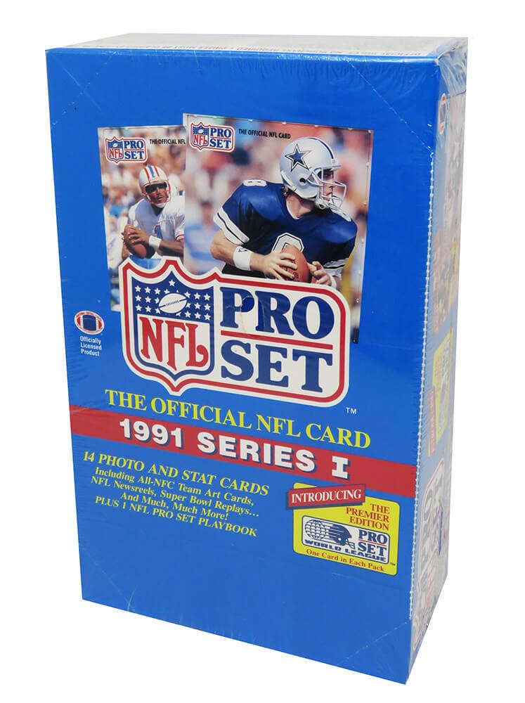 1991 NFL Pro Set Series I Football Box of (36) Packs at PristineAuction.com 1991 NFL Pro Set Series I Football Box of (36) Packs at PristineAuction.com