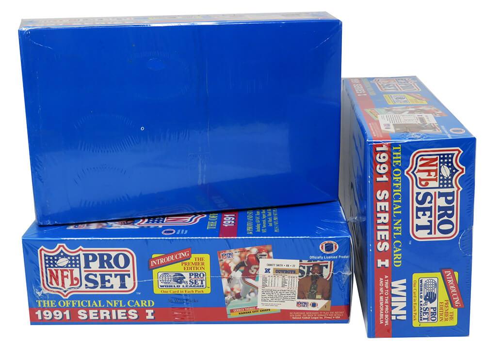 1991 NFL Pro Set Series I Football Box of (36) Packs at PristineAuction.com 1991 NFL Pro Set Series I Football Box of (36) Packs at PristineAuction.com