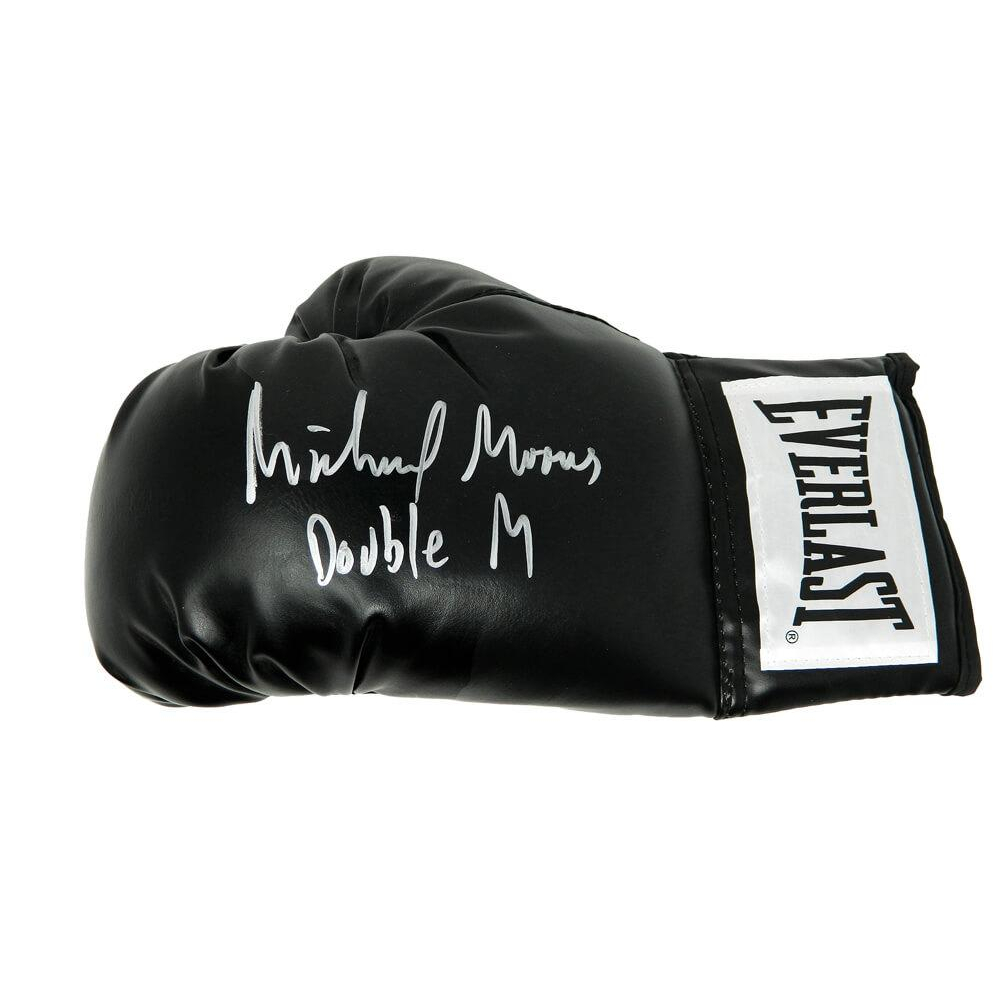 Michael Moorer Signed Everlast Boxing Glove Inscribed