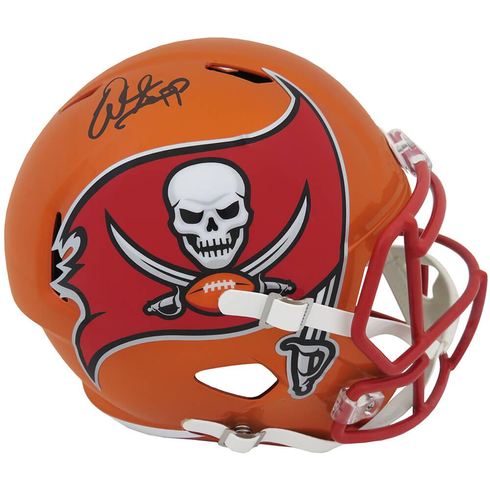 Warren Sapp Signed Buccaneers Full-Size Flash Alternate Speed Helmet