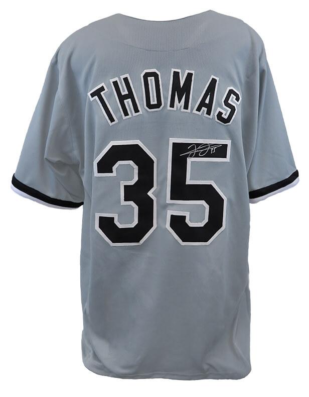 Frank Thomas Signed Jersey (Schwartz) at PristineAuction.com Frank Thomas Signed Jersey (Schwartz) at PristineAuction.com