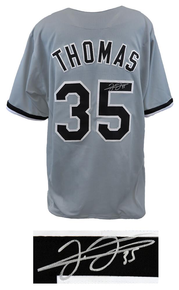 Frank Thomas Signed Jersey (Schwartz) at PristineAuction.com Frank Thomas Signed Jersey (Schwartz) at PristineAuction.com