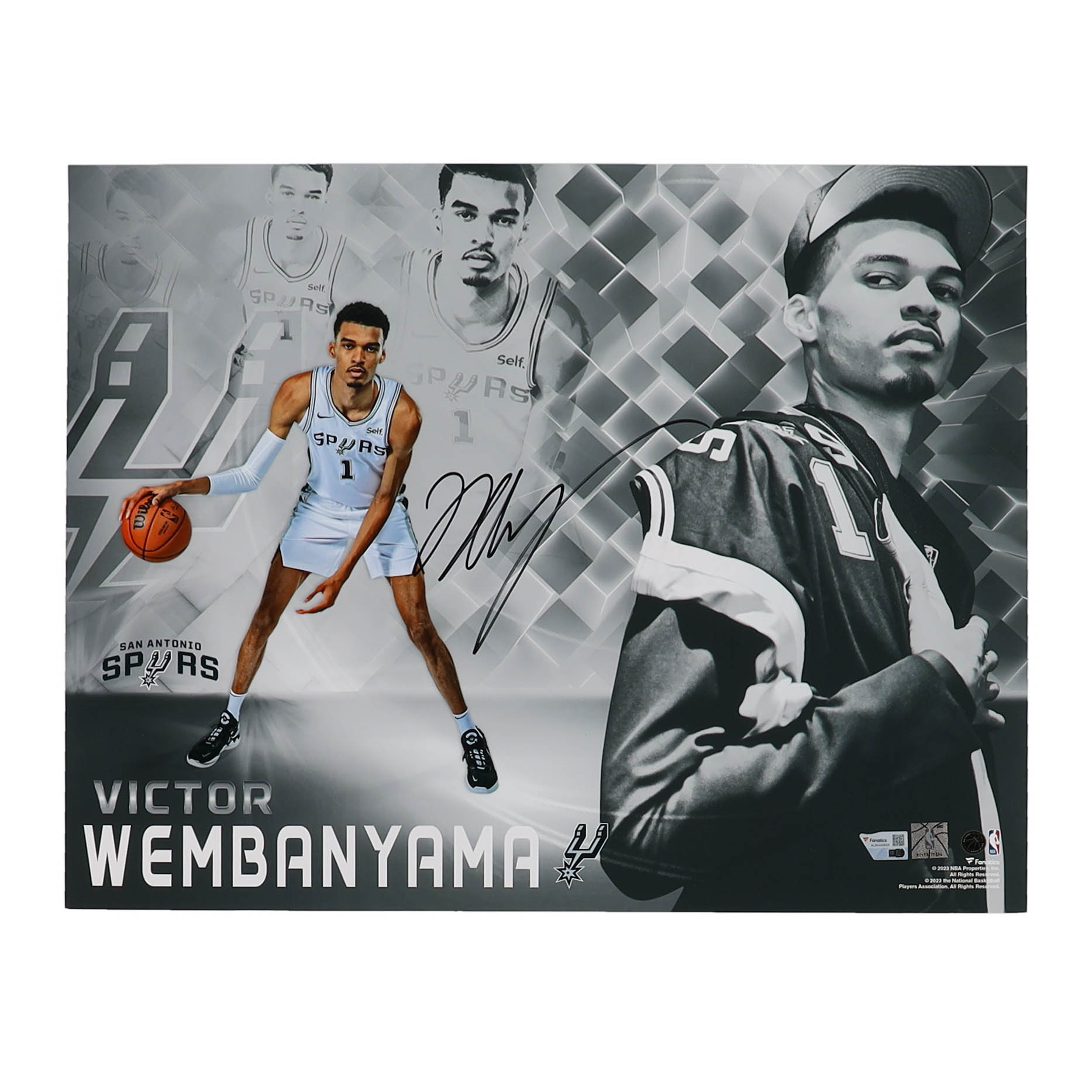 Victor Wembanyama Signed Spurs 16x20 Photo (Fanatics) at PristineAuction.com Victor Wembanyama Signed Spurs 16x20 Photo (Fanatics) at PristineAuction.com