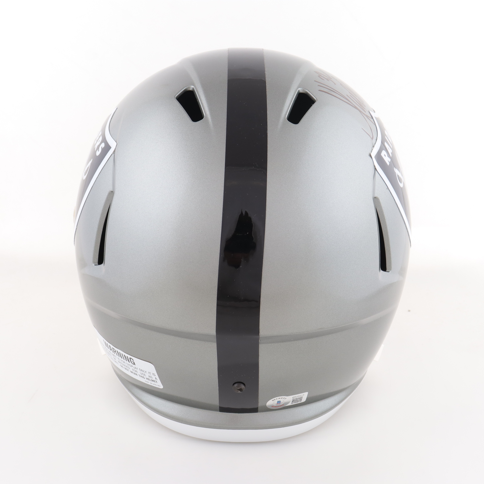 Marcus Allen Signed Raiders Full-Size Speed Helmet Inscribed "HOF 03" (Beckett) at PristineAuction.com Marcus Allen Signed Raiders Full-Size Speed Helmet Inscribed "HOF 03" (Beckett) at PristineAuction.com