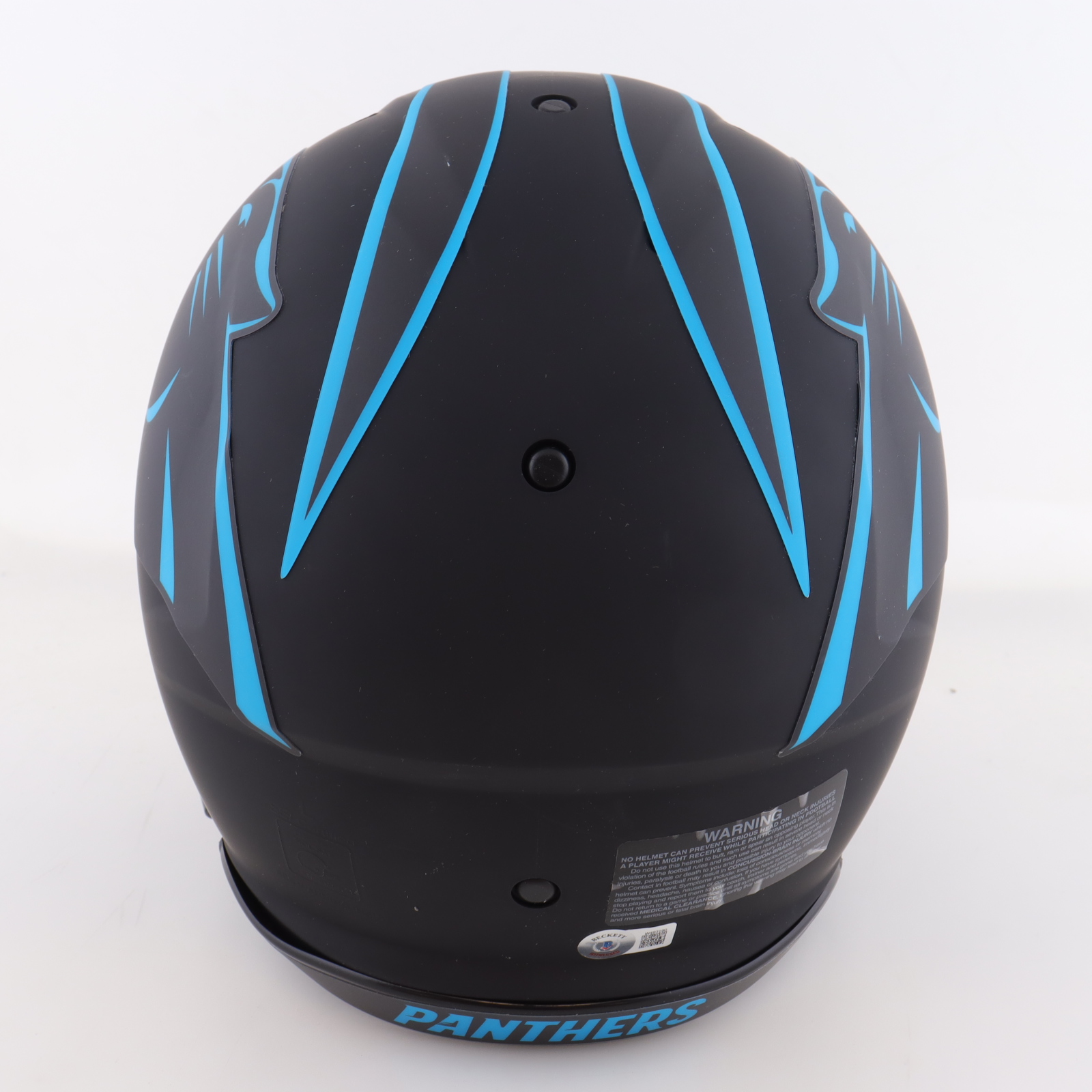 Christian McCaffrey Signed Panthers Full-Size On-Field Authentic Eclipse Alternate Speed Helmet (Beckett) at PristineAuction.com Christian McCaffrey Signed Panthers Full-Size On-Field Authentic Eclipse Alternate Speed Helmet (Beckett) at PristineAuction.com