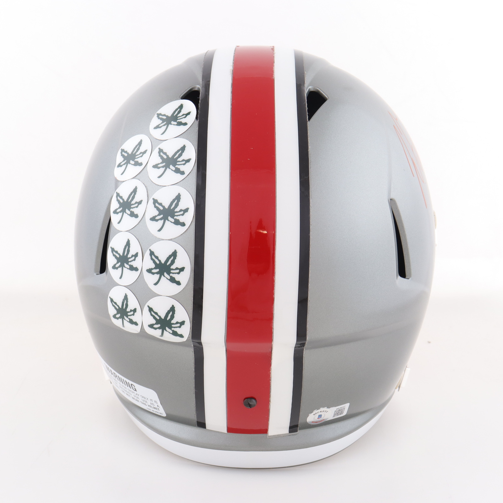 Justin Fields Signed Ohio State Buckeyes Full-Size Authentic On-Field Speed Helmet (Beckett) at PristineAuction.com Justin Fields Signed Ohio State Buckeyes Full-Size Authentic On-Field Speed Helmet (Beckett) at PristineAuction.com