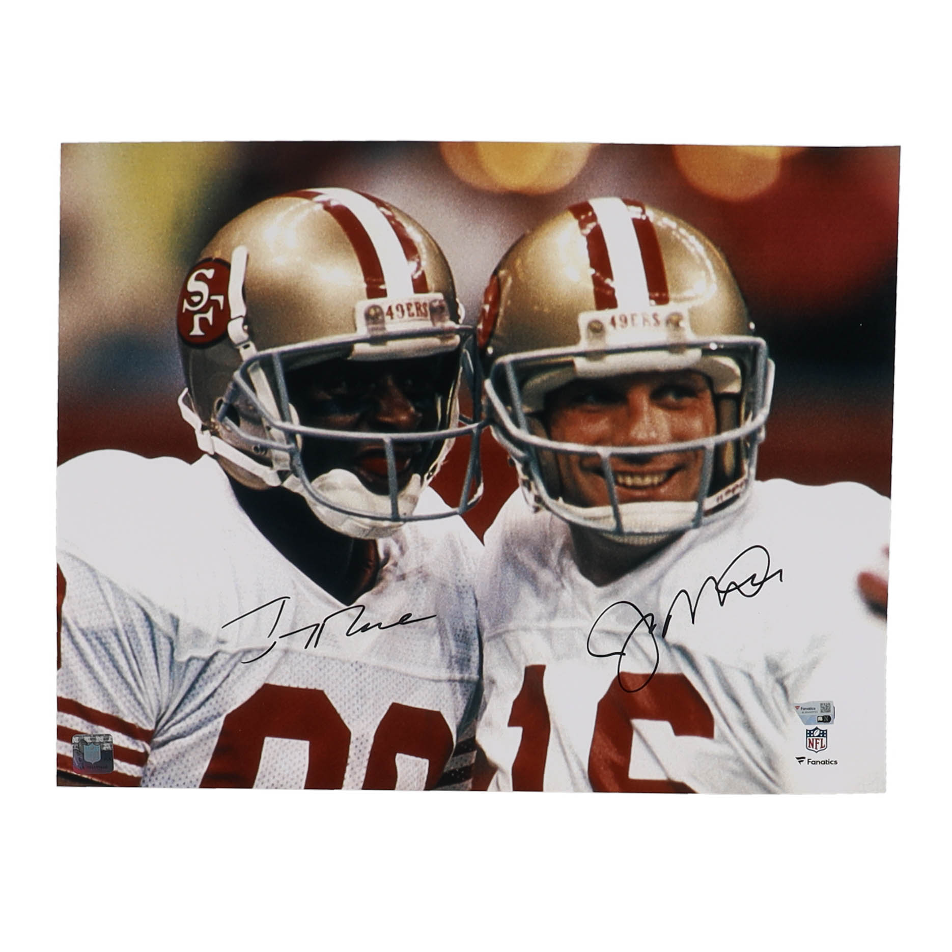 Jerry Rice & Joe Montana Signed 49ers 16x20 Photo (Fanatics) at PristineAuction.com Jerry Rice & Joe Montana Signed 49ers 16x20 Photo (Fanatics) at PristineAuction.com