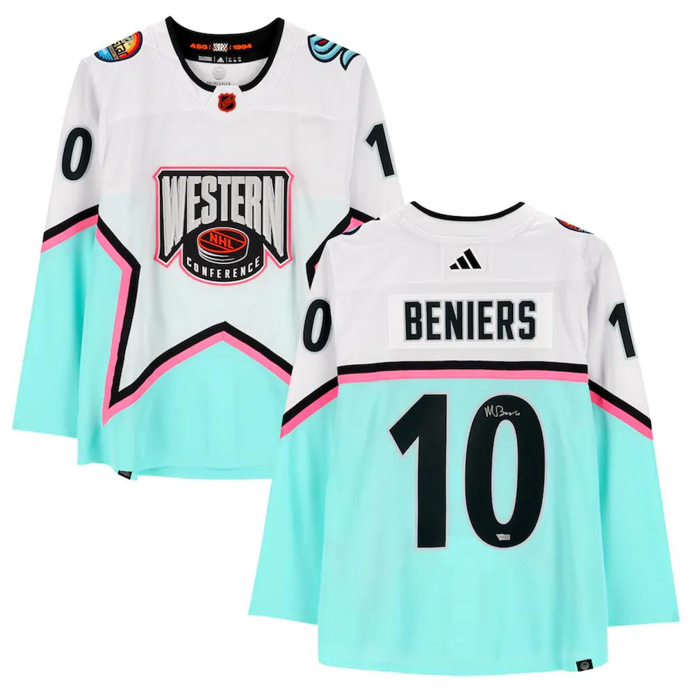 Matty Beniers Signed 2023 Adidas All-Star Jersey (Fanatics) at PristineAuction.com Matty Beniers Signed 2023 Adidas All-Star Jersey (Fanatics) at PristineAuction.com