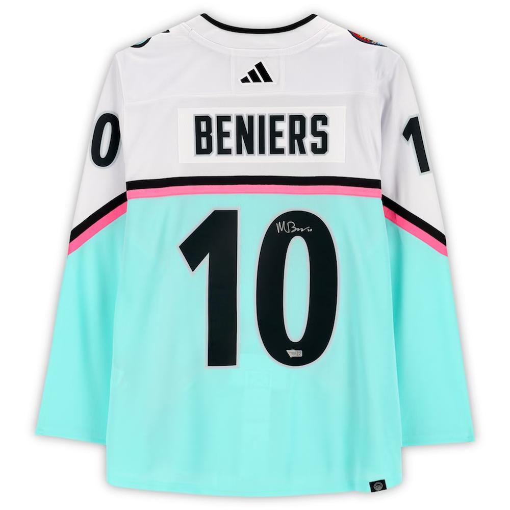 Matty Beniers Signed 2023 Adidas All-Star Jersey (Fanatics) at PristineAuction.com Matty Beniers Signed 2023 Adidas All-Star Jersey (Fanatics) at PristineAuction.com