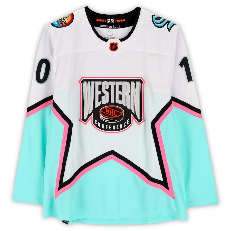 Matty Beniers Signed 2023 Adidas All-Star Jersey (Fanatics) at PristineAuction.com Matty Beniers Signed 2023 Adidas All-Star Jersey (Fanatics) at PristineAuction.com