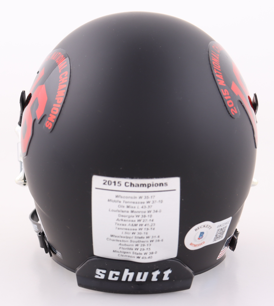 Minkah Fitzpatrick Signed Alabama Crimson Tide National Champions Mini Helmet (Beckett) at PristineAuction.com Minkah Fitzpatrick Signed Alabama Crimson Tide National Champions Mini Helmet (Beckett) at PristineAuction.com