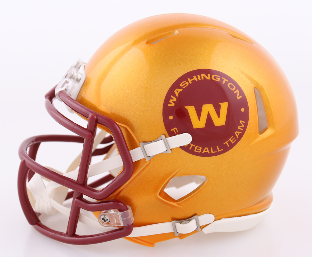 Antonio Gibson Signed Washington Flash Alternate Speed Mini Helmet (Beckett) at PristineAuction.com Antonio Gibson Signed Washington Flash Alternate Speed Mini Helmet (Beckett) at PristineAuction.com