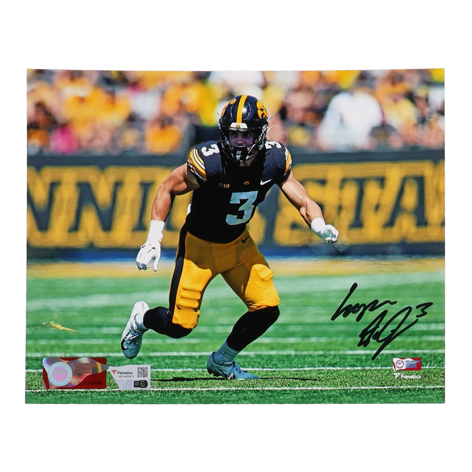 Cooper DeJean Signed Hawkeyes 8x10 Photo (Fanatics) at PristineAuction.com Cooper DeJean Signed Hawkeyes 8x10 Photo (Fanatics) at PristineAuction.com