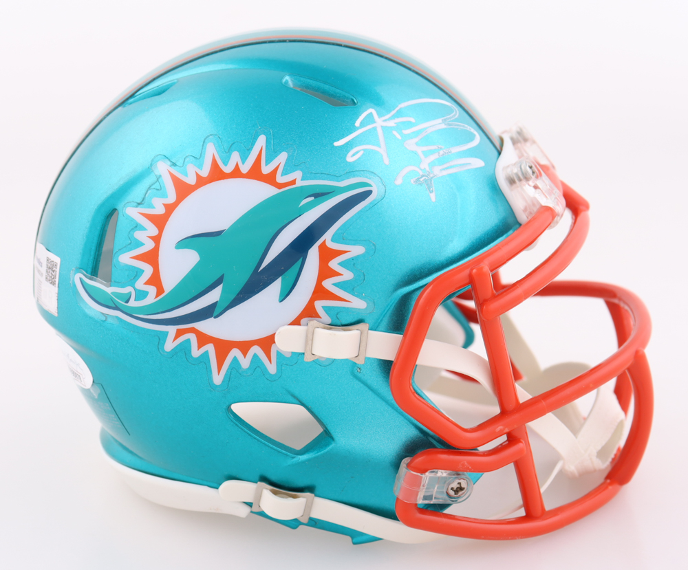 Tua Tagovailoa Signed Dolphins Flash Alternate Speed Mini Helmet (Fanatics & JSA) at PristineAuction.com Tua Tagovailoa Signed Dolphins Flash Alternate Speed Mini Helmet (Fanatics & JSA) at PristineAuction.com