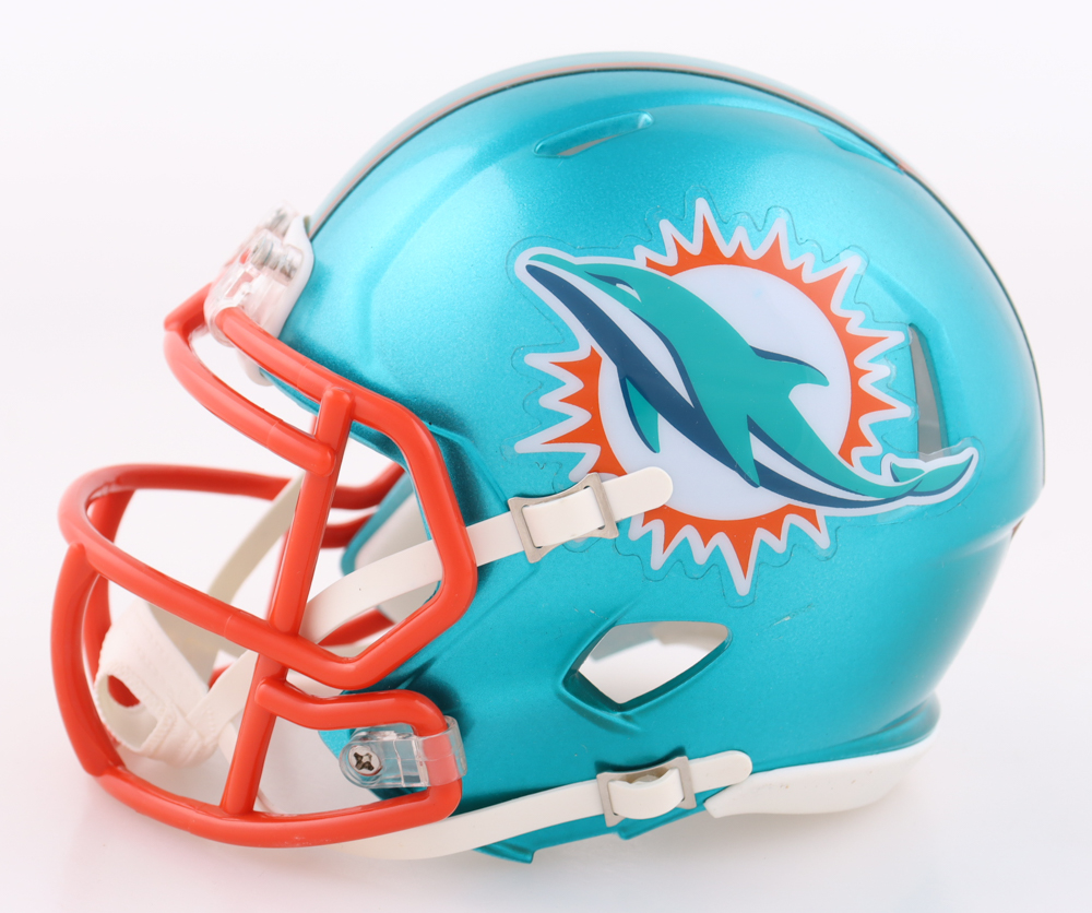 Tua Tagovailoa Signed Dolphins Flash Alternate Speed Mini Helmet (Fanatics & JSA) at PristineAuction.com Tua Tagovailoa Signed Dolphins Flash Alternate Speed Mini Helmet (Fanatics & JSA) at PristineAuction.com