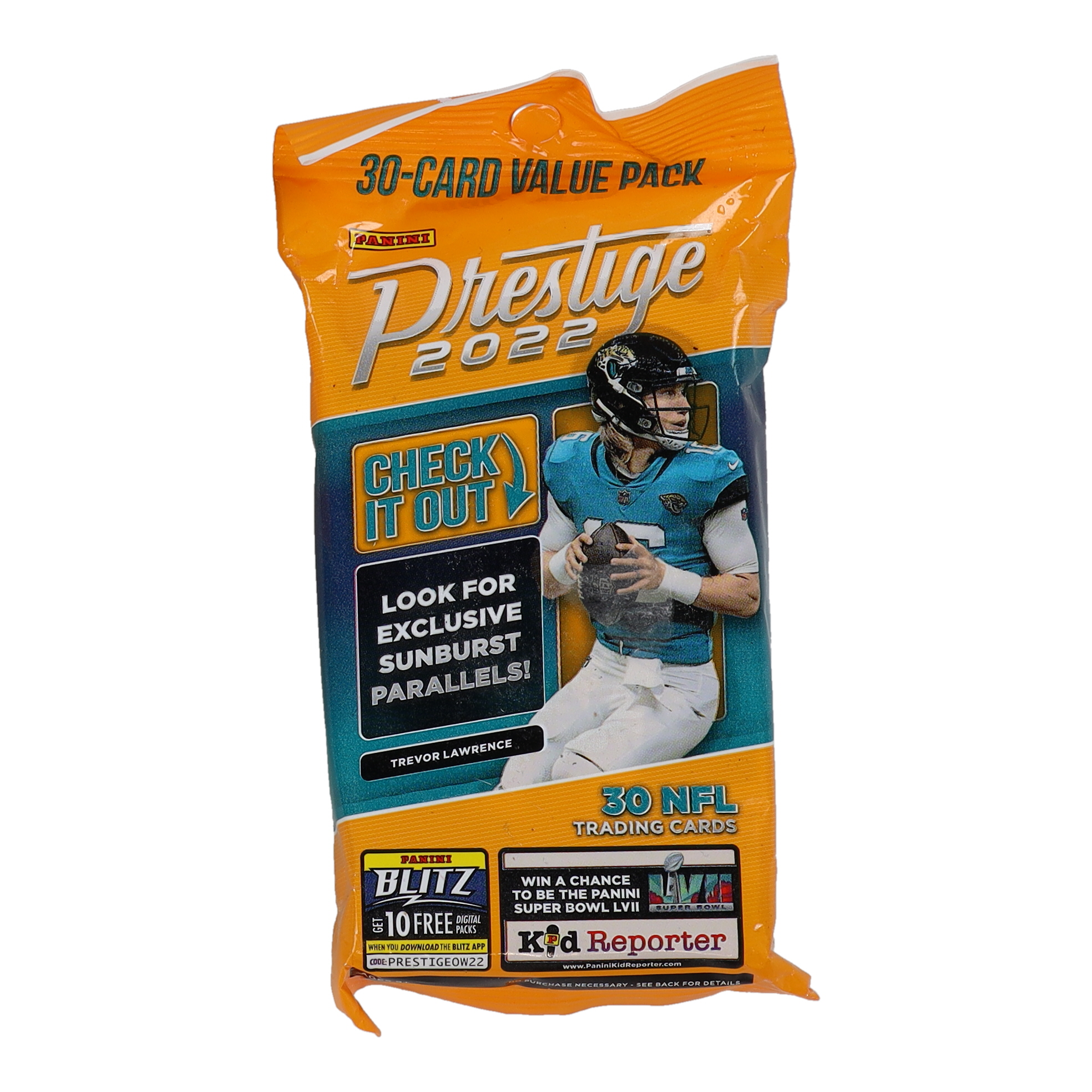 2022 Panini Prestige Football Hanger Pack with (30) Cards at PristineAuction.com 2022 Panini Prestige Football Hanger Pack with (30) Cards at PristineAuction.com