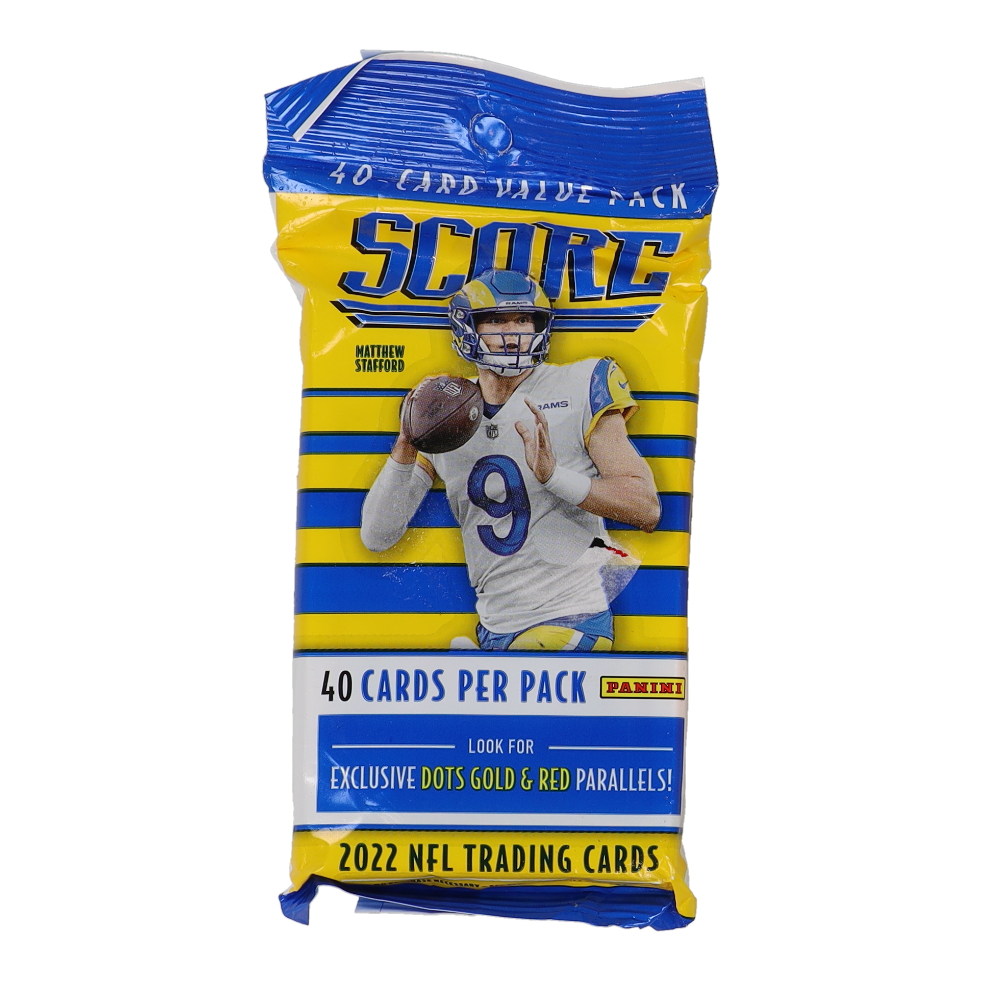 2022 NFL Score Football Hanger Pack with (40) Cards at PristineAuction.com 2022 NFL Score Football Hanger Pack with (40) Cards at PristineAuction.com