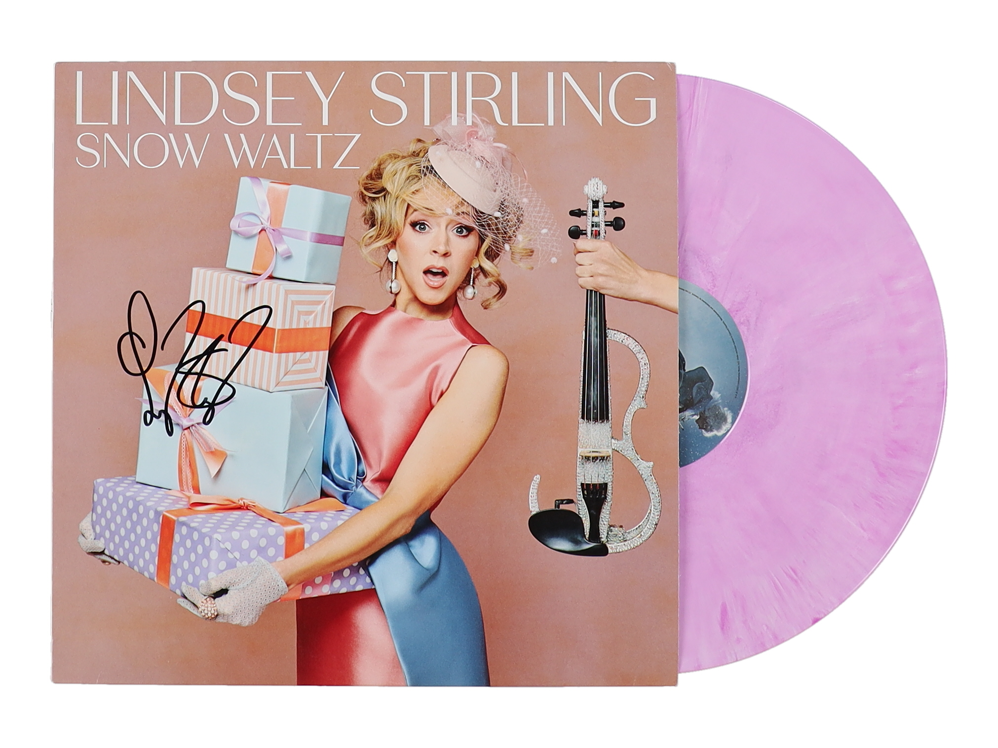 Lindsey Stirling Signed "Snow Waltz" Vinyl Record Album (Beckett) at PristineAuction.com Lindsey Stirling Signed "Snow Waltz" Vinyl Record Album (Beckett) at PristineAuction.com