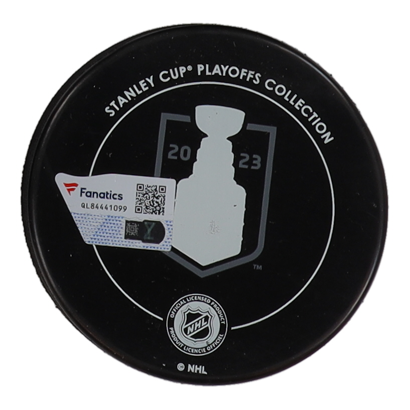 William Karlsson Signed Golden Knights 2023 Stanley Cup Champions Logo Hockey Puck (Fanatics) at PristineAuction.com William Karlsson Signed Golden Knights 2023 Stanley Cup Champions Logo Hockey Puck (Fanatics) at PristineAuction.com
