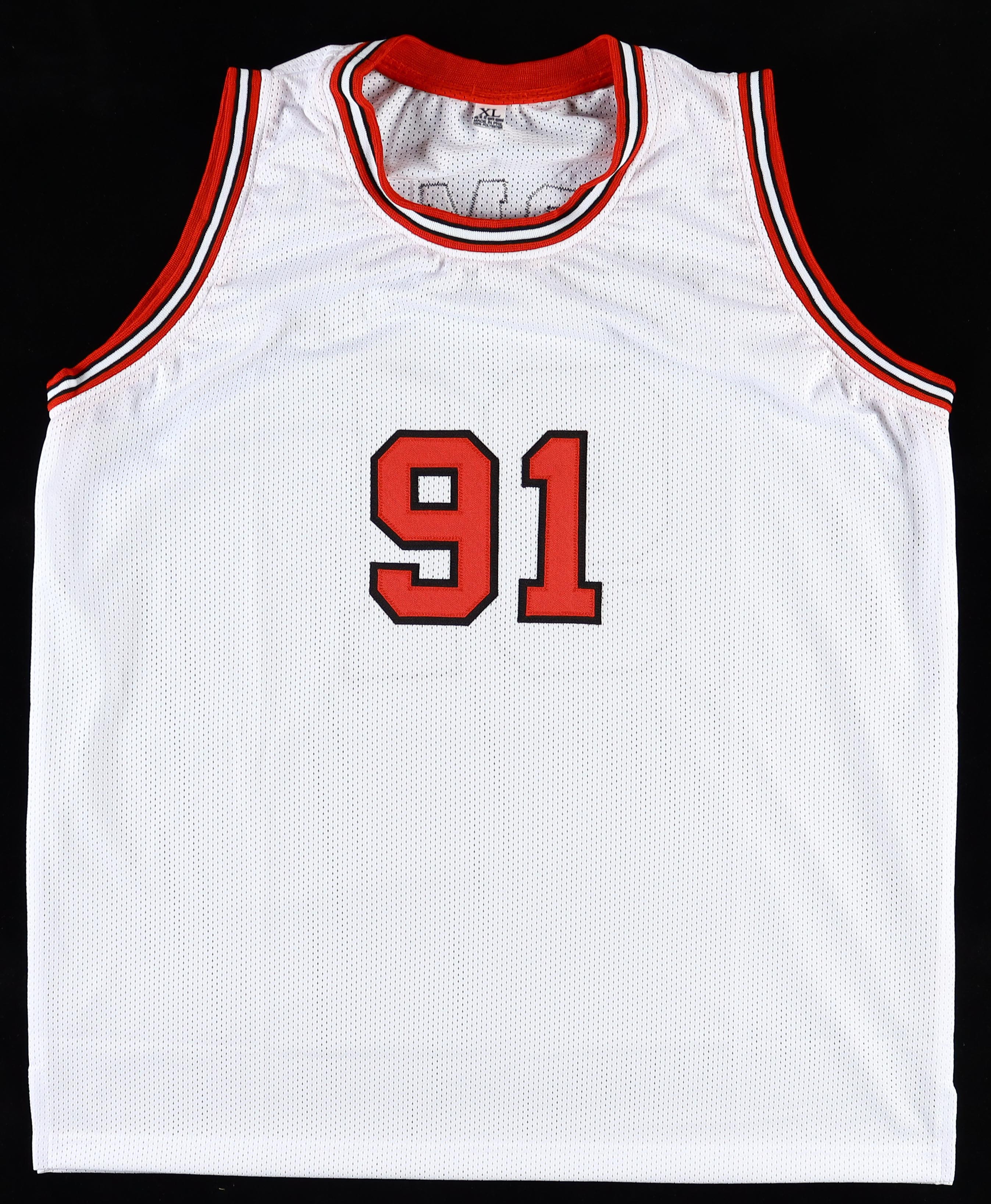 Dennis Rodman Signed Jersey (JSA) at PristineAuction.com Dennis Rodman Signed Jersey (JSA) at PristineAuction.com