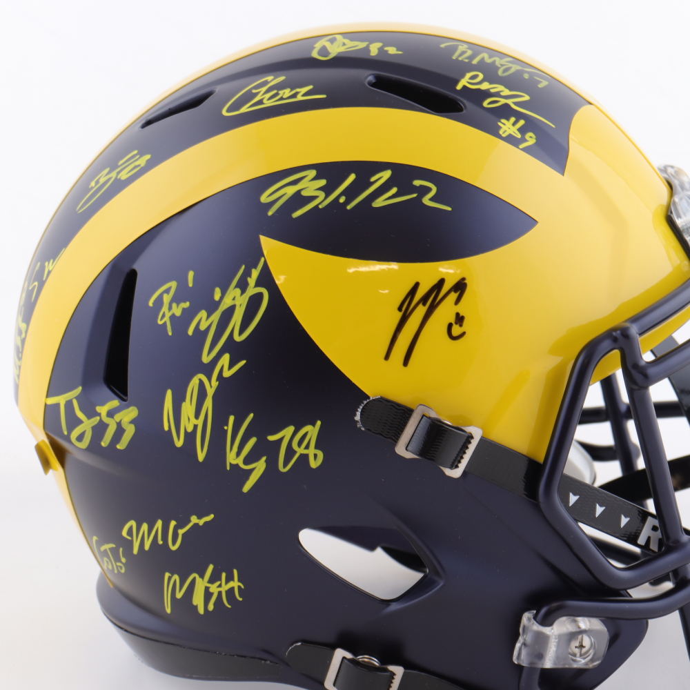 Photo 11x14 Signée Roman Wilson (Michigan Wolverines) - Authentifiée JSA