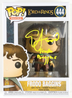Elijah Wood Signed "The Lord of the Rings" #444 Frodo Baggins Funko Pop! Vinyl Figure Inscribed "Frodo Baggins" (Beckett) at PristineAuction.com