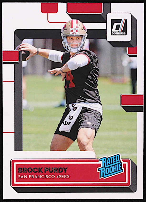 Brock Purdy 2022 Donruss #374 RR RC at PristineAuction.com Brock Purdy 2022 Donruss #374 RR RC at PristineAuction.com