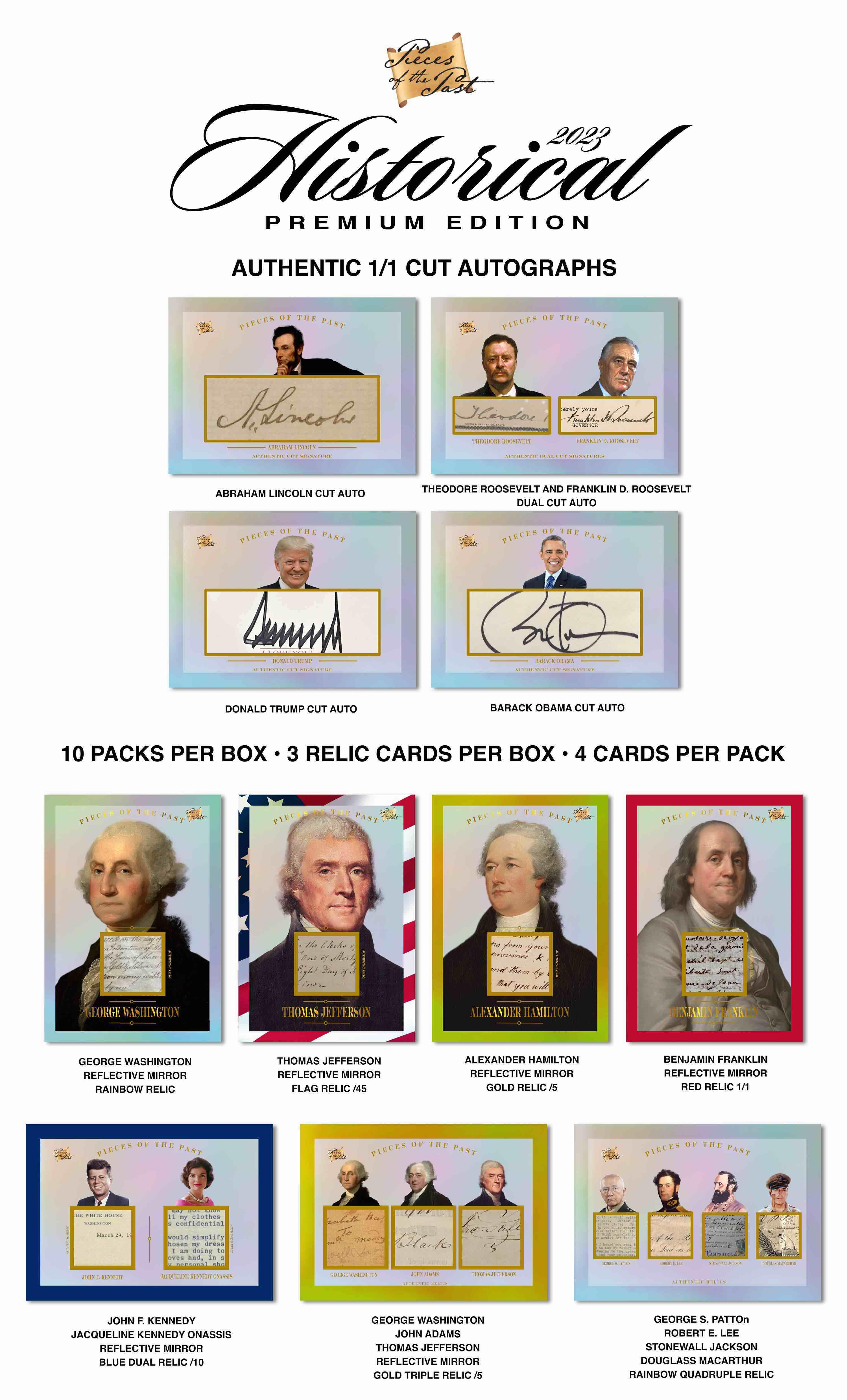 2023 Super Break Pieces of the Past Historical Premium Edition Box at PristineAuction.com 2023 Super Break Pieces of the Past Historical Premium Edition Box at PristineAuction.com